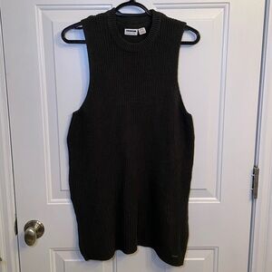 Noisy May Forest Green Knit Sweater Vest